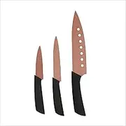 TooToo 3pcs Premium Kitchen Knife Set - Non-Stick, Dishwasher Safe, Anti-Slip Handle