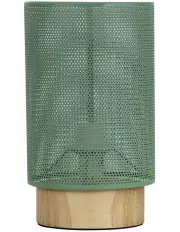 [Oriel Lighting] Lenny Mesh Bedside Table Lamp in Green