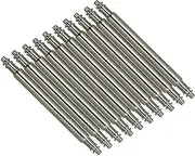 [Vintage Time Watches] VintageTime Watches | 10 x Strap Pins 1.8mm Spring Bar Pins | Pack of 10 | Stainless Steel - 18mm 20mm 22mm