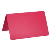 Blank Greeting Cards,100Pcs Favor Decor Foldable Card ,Red Pearlescent Paper