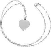 Toyvian Heart Shaped Stainless Steel Cremation Jewelry for Dog Cat and Human Ashes Durable Memorial Pendant with Ash Holder for Cherished Remembrance
