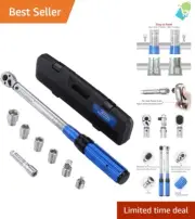 Versatile 90-Tooth Drive Torque Wrench Set 10-100 ft.lb | Ergonomic & Reliable