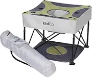 KidCo GoPod Adjustable Height Travel Activity Seat with Cupholder, Pistachio