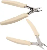 MUCKLILY 2Pcs Rhinestone Removal Tool Durable Stainless Steel Nail Art Scissors Chain Cutters for Manicure for Nail Care and Art Enthusiasts