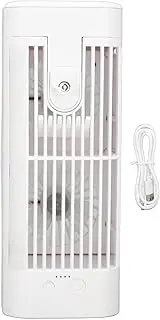 XIASABA Portable Air Conditioner With Light Usb Plug 3 Speed Dual Fans Portable Mini Air Cooler With 120mL Large Water Tank Enjoy A Cool Summer With This Powerful And Convenient C
