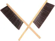 Parliky 1 Stove Cleaning Brush Table Brush Long Handle for Ash Dust Non-damaging Bristles Versatile Use