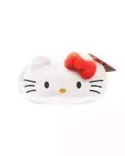 Licensed Hello Kitty Plush Pencil Case Stationary Storage Makeup Pouch