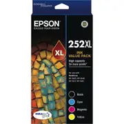 Epson 252XL Ink 4 Color WF-3620 WF-3640 WF-7610 WF-7620 T253692