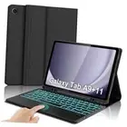 Keyboard Case for Samsung Galaxy Tab A9 Plus11 inch/ A9+ 5G Backlit Combo Black