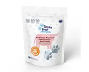 Freezy Paws 100g High Protein Pet Cat Dog Food Freeze Dried Beef Liver Raw Treat