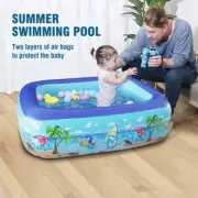 Children's Swimming Pool Inflatable Toy Framed Pool Garden Kid Baby Bath Bathtub