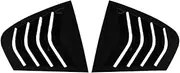 Compatible for BMW 3 Series F30 318i 320i 325i Car Rear Window Shutter Cover Trim Window Louver Side Vent Trim 13-19 Accessories(Gloss Black)