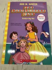 BOOK 6 THE BABY SITTERS CLUB BOOK KRISTYS BIG DAY,NEW ,ANN MARTIN,NETFLIX