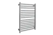 AGUZZO Ezy Fit Dual Wired Flat Tube Heated Towel Rail 60 x 92cm - Polished SS
