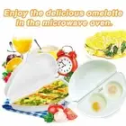 NEW Microwave Egg Omelette Omelett Omelet Pan Maker Microwavable Cooker UP 4pcs