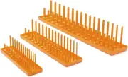 1/4-Inch, 3/8-Inch and 1/2-Inch Drive Metric Socket Storage Tray Set 3-Pieces Or