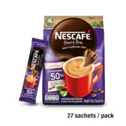 Nescafe " Less Sugar " Blend & Brew Instant Coffee 3in1 ( 27 sachets / pack )