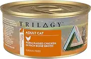 TRILOGY ADULT CHICKEN IN BONE BROTH 85G 24PK (OM24)