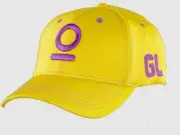 Go Lowe GL Series Hat (Yellow/Purple, S/M) Flex Fitted Golf Cap NEW