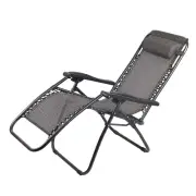 NNEDSZ Zero Gravity Recliner Chairs Outdoor Sun Lounge Beach Chair Camping - Bei