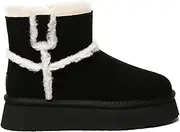 [EVERAU] Schunck Platform | Cow Suede Upper - Women - UGG Boots