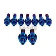 VividTi - Fits MITSUBISHI EVO 7/8/9 6bltDSM BURNT TITANIUM EXHAUST MANIFOLD KIT!