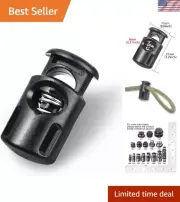 Durable Spring Loaded Cord Locks - 50PCS Multi-Colour for Outdoor & Sports