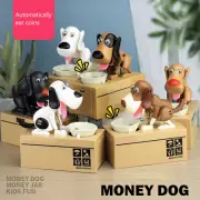 Money Box Bank Hungry Eating Dog Coin Saving Choken Robotic Mechanical Piggy sf