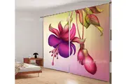 3D Nice Flowers 2164 Curtains Drapes