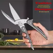 Powerful Bones Scissors Fish Chicken Detachable Shears Chef Butcher Kitchen Tool