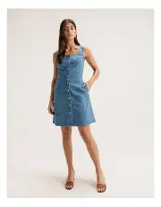 [REVIEW] Jagger Denim Mini Dress in Blue Rinse
