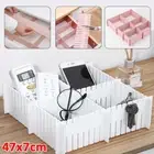 4-12PCS Adjustable Clapboard Drawer Cabinet Divider Storage Organiser Partition