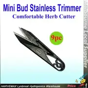 9x Stainless trimmer Hydroponic Garden Secateurs Bud Scissor Herb Cutter