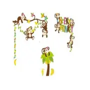 Cheeky Monkey Wall Sticker