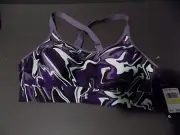 Under Armour Women's Crossback Medium Support Sports Bra -M