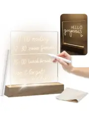 Premium Dry Erase Board - Light Up Stand - Illusion Stamp - For Home/Office