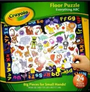Crayola Playful Counting Floor Jigsaw Puzzle Everything ABC 24 Pieces New Sealed
