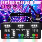 21Eye Laser Party Light Projector LED Bar Stage Light RGB DMX Lighting DJ Disco