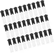 60pcs Lash Extension Glue Bottle Anti-blocking Needles Pp Stainless Steel Material Easy to Use for Salon Home