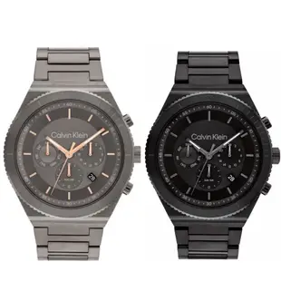 【CALVIN KLEIN】CK高質感男士錶CK25200303(黑)/CK25200304(C灰) 45mm 現代鐘錶
