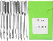 NDNCZDHC 10Pcs Sewing Machine Needles, 5.9cm Universal Standard Heavy Duty Steel Sewing Machine Needles Accessories Compatible with Gk27 Series Sewing Machine (#4)
