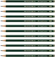 Faber-Castell Pencils, Castell 9000 Artist Graphite Pencils, 4B Black Lead Penci
