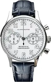 [Sugess] 40mm Enamel x SWAN Neck Regulator x Butterfly Buckle Glamor Master Chronograph Pliot 40MM Blue Chrono Seagull ST1901 Movement Sapphire Crystal Chronograph Men's Watch 1963 MG-CRW-1901001SW
