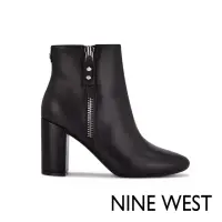 在飛比找momo購物網優惠-【NINE WEST】TAKES 9x9粗跟高跟短靴/踝靴-