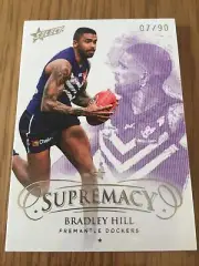 2019 Supremacy Select Bradley Hill Fremantle Dockers Base Common Card RARE 007