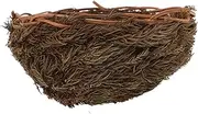 Toddmomy Bird Breeding Nest Bird Cage Breeding Nest Decorative Bird Nest Canary Bird Nests Bird Cage Accessories Birdcage Hummingbird House Grass Bird Hut Parrot Nest Bird Nest Decor Wooden