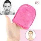 Puff Reusable Face Towel Cleaning Glove Makeup Remover Microfiber Facial Cloth