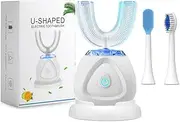 EITVLAGE 360 Ultrasonic Toothbrush, Automatic Toothbrush Auto Sonic Toothbrush, Teeth whitening Brush with Timer & Wireless Charging 360° Ultrasonic Electric Toothbrush for Adult