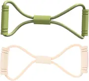 GANAZONO 2Pcs Exercise Strap Arm Chest Expander Durable Back Muscle Training Equipment for Home and Gym Workouts Resistance Bands for and Muscle Building