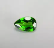 .42 Carats Natural Green Chrome Diopside Faceted Gemstone Pear CDP36